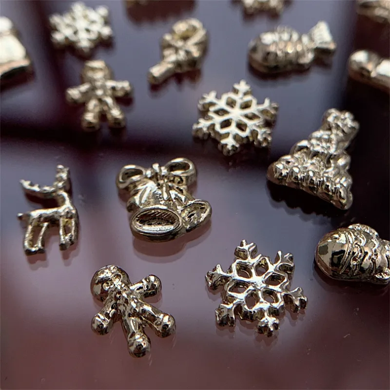 Alloy Christmas Nail Art Decoration